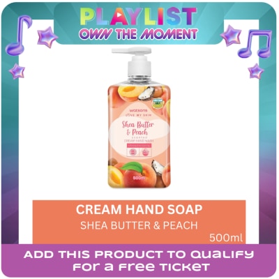 WATSONS - Shea Butter and Peach Scented Cream Hand Wash 500ml