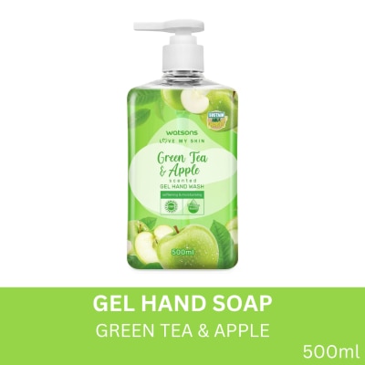 WATSONS Green Tea Apple Hand Soap 500ml
