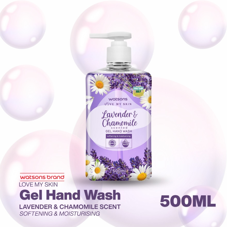 Lavender and Chamomile Scented Gel Hand Wash 500ml