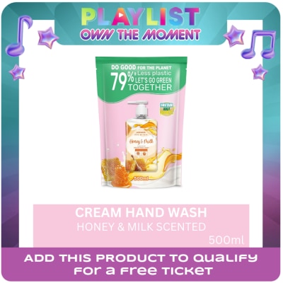 WATSONS - Honey and Milk Scented Cream Hand Wash 500ml