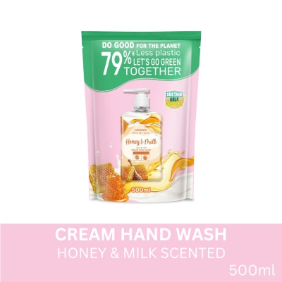 WATSONS Honey and Milk Scented Cream Hand Wash 500ml