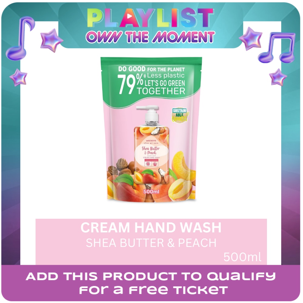 Shea Butter & Peach Scented Cream Hand Wash 500ml