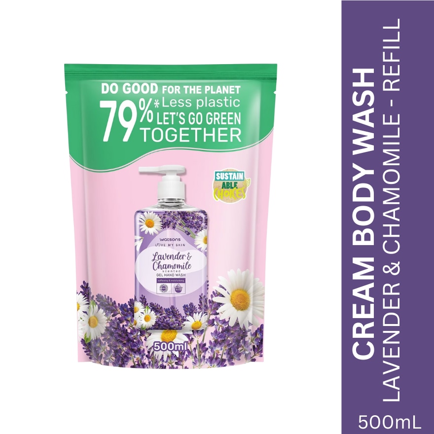 Lavender & Chamomile Scented Gel Hand Wash 500ml