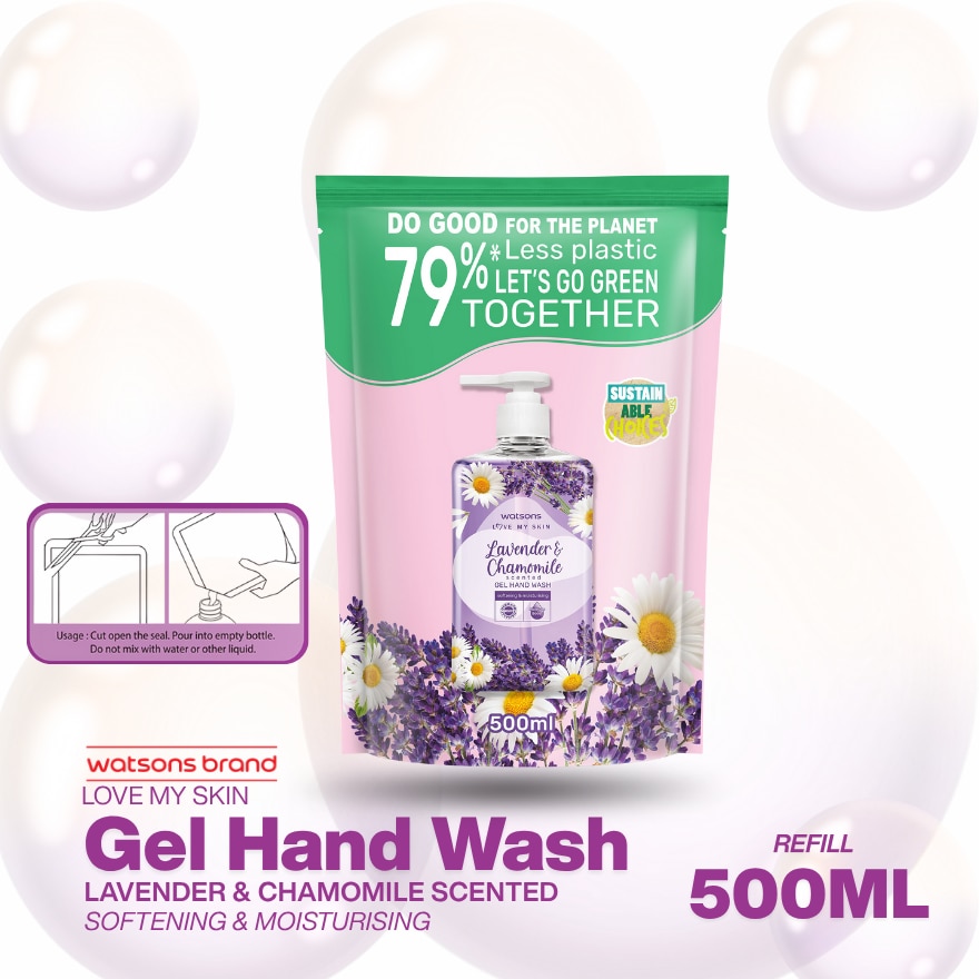 Lavender & Chamomile Scented Gel Hand Wash 500ml