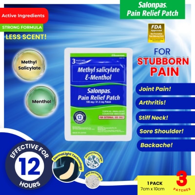 SALONPAS Pain Relief Patch 3s X 1