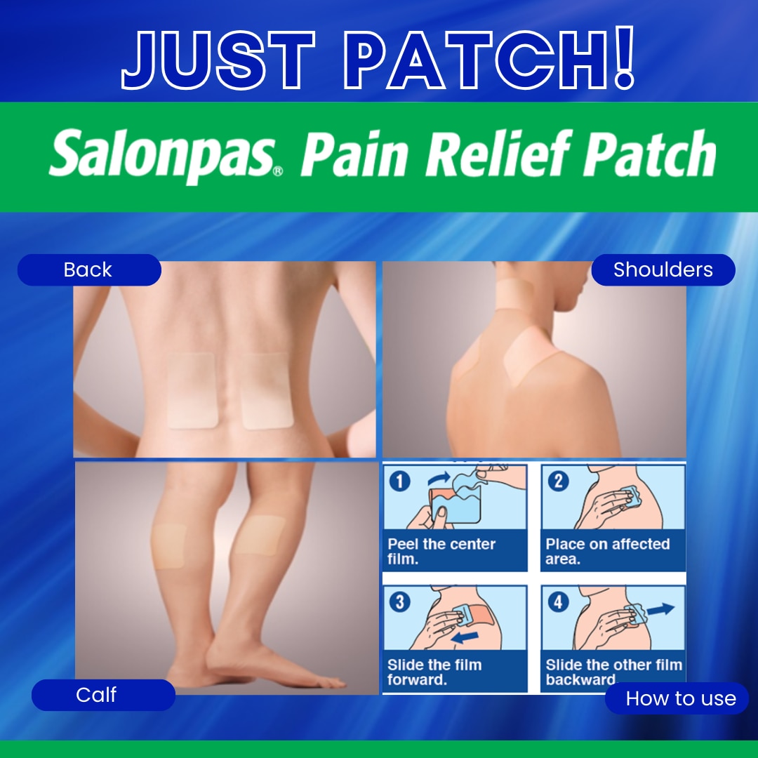 Pain Relief Patch 3s X 1