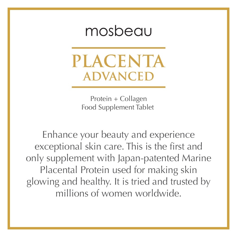MOSBEAU Placenta White Advanced Tablet 650mg x120 Tablets