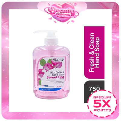 BODY TREATS - Sweet Pea Hand Soap 750ml