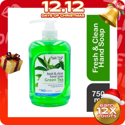 BODY TREATS Green Tea Hand Soap 750ml