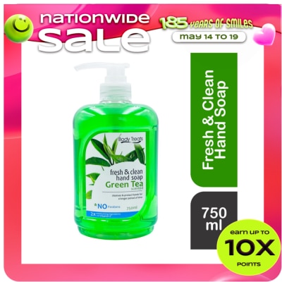 BODY TREATS - Green Tea Hand Soap 750ml