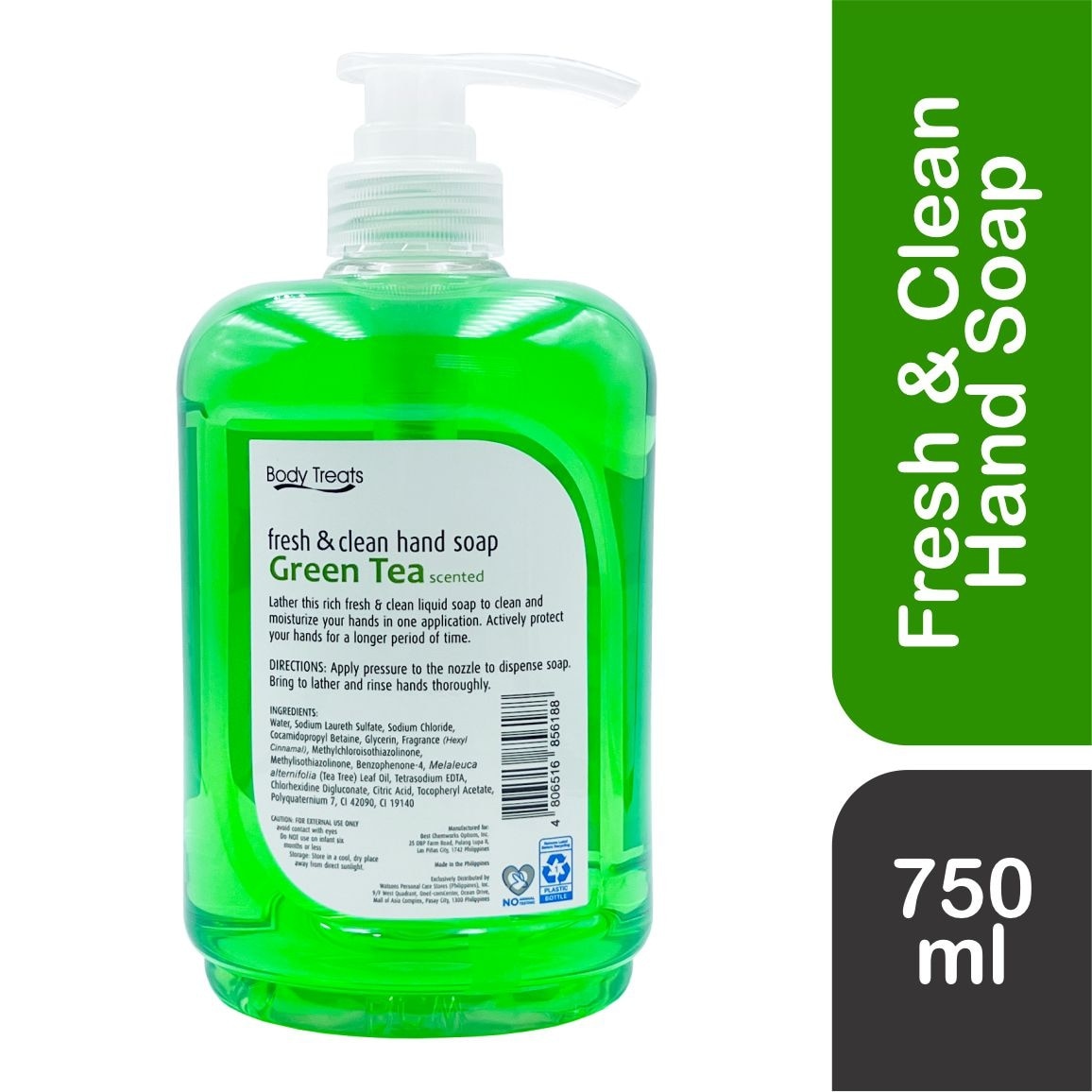 Green Tea Hand Soap 750ml
