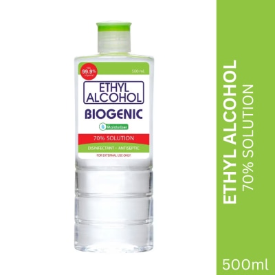 BIOGENIC Ethyl Alcohol 70% 500mL