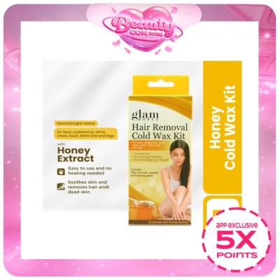 GLAMWORKS - Honey Cold Wax kit 50g