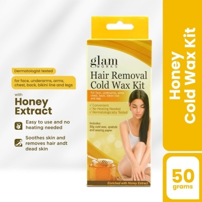 GLAMWORKS Honey Cold Wax kit 50g
