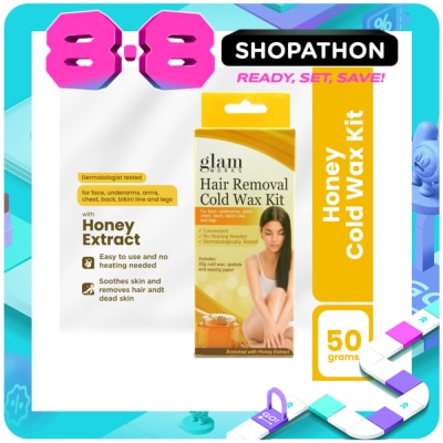 GLAMWORKS - Honey Cold Wax kit 50g image