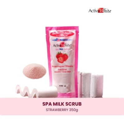 ACTIVE WHITE Spa Milk Scrub Strawberry Extract 350g