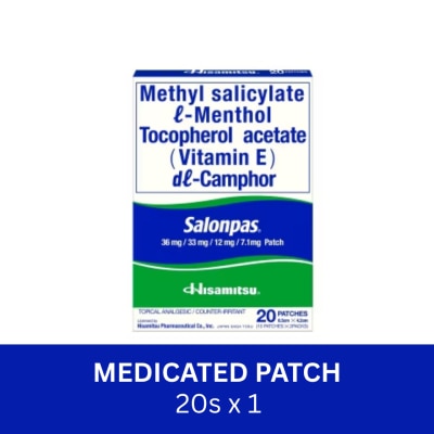 SALONPAS Medicated Patch 20s x 1