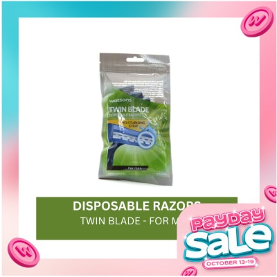 WATSONS Twin Blade Disposable Razors for Men 6 Razors image