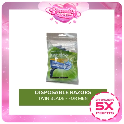 WATSONS - Twin Blade Disposable Razors for Men 6 Razors