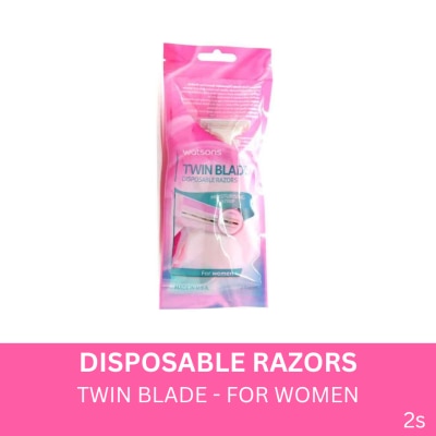 WATSONS Twin Blade Disposable Razors 2s for Women