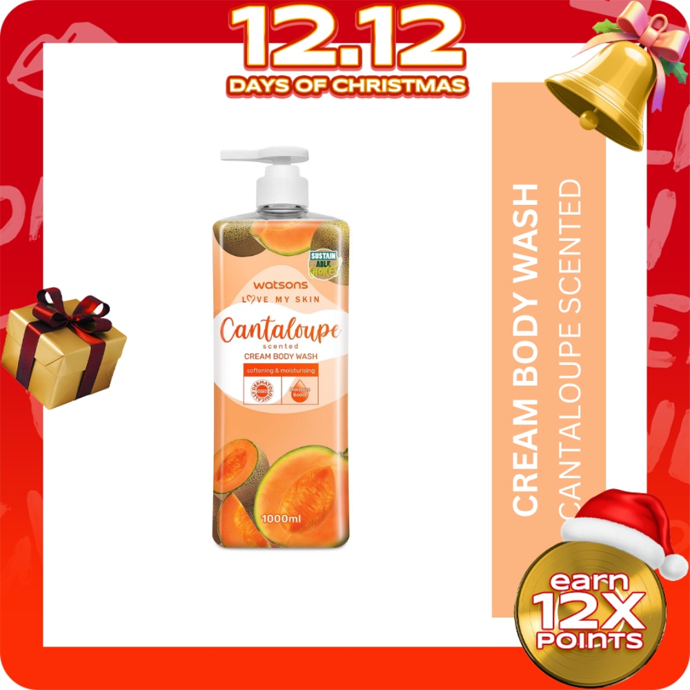 Cantaloupe Scented Cream Body Wash 1L