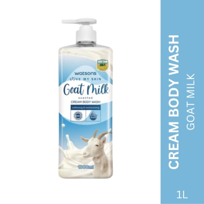 WATSONS Goat Milk Scented Cream Body Wash 1000ml