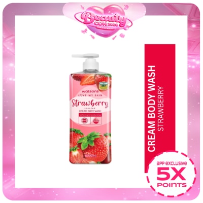 WATSONS - Strawberry Scented Cream Body Wash 1L