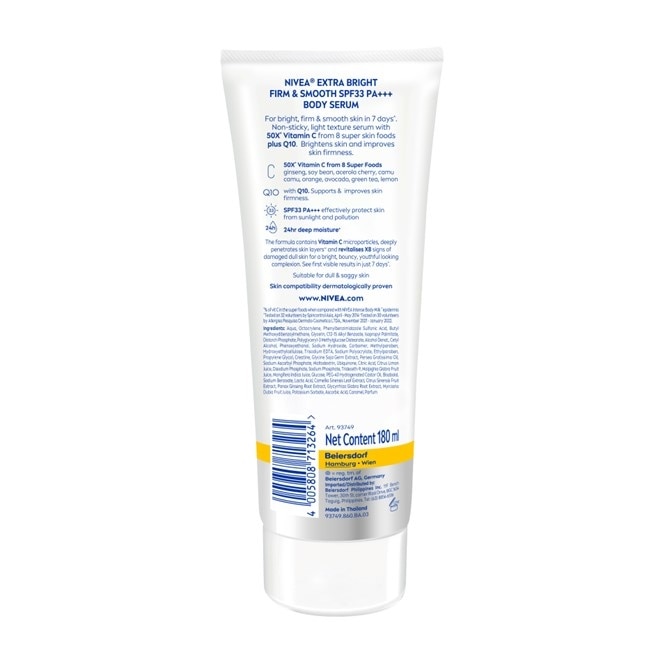 NIVEA Extra Bright Firming Serum with SPF33 180ml