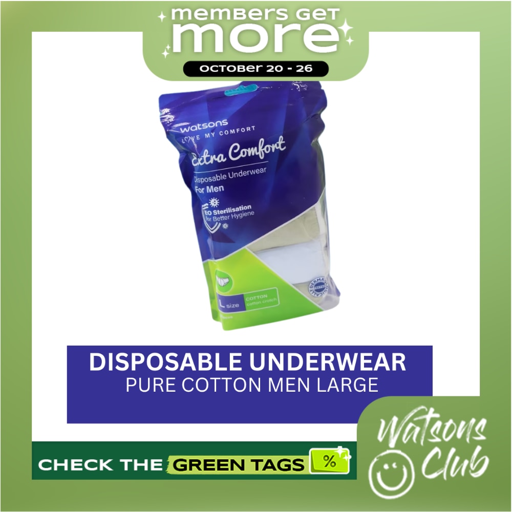 Disposable Underwear Pure Cotton Men Large 5s image