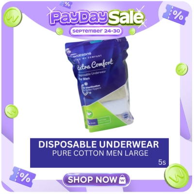 WATSONS Disposable Underwear Pure Cotton Men Large 5s image