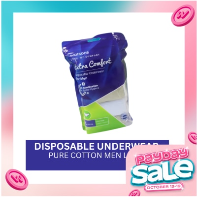 WATSONS Disposable Underwear Pure Cotton Men Large 5s image