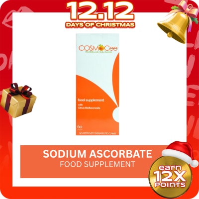 COSMO CEE Sodium ascorbate 60 Capsules