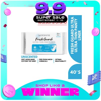 WATSONS - Love My Comfy Care Ultra Thin Pantyliner Cottony Soft Unscemted 15cm 40pcs image