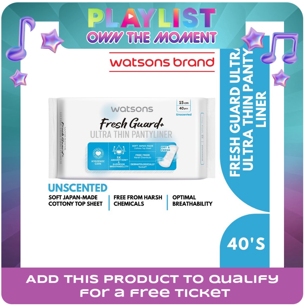 Love My Comfy Care Ultra Thin Pantyliner Cottony Soft Unscemted 15cm 40pcs