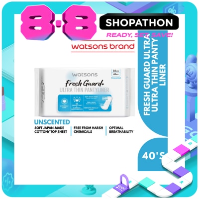WATSONS - Love My Comfy Care Ultra Thin Pantyliner Cottony Soft Unscemted 15cm 40pcs image