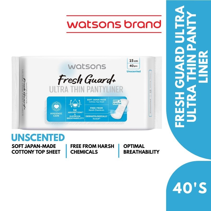 Love My Comfy Care Ultra Thin Pantyliner Cottony Soft Unscemted 15cm 40pcs