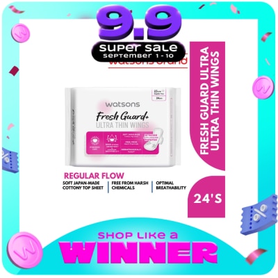 WATSONS - Ultra Thin Wings Soft Dry 23.5cm 24pcs image