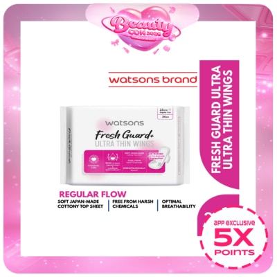 WATSONS - Ultra Thin Wings Soft Dry 23.5cm 24pcs