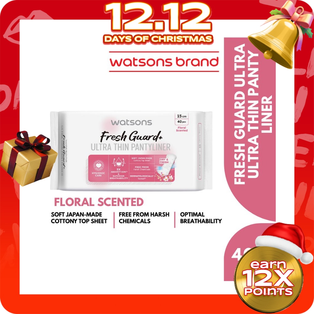 Ultra Thin Pantyliner Cottony Soft 15cm 40pcs