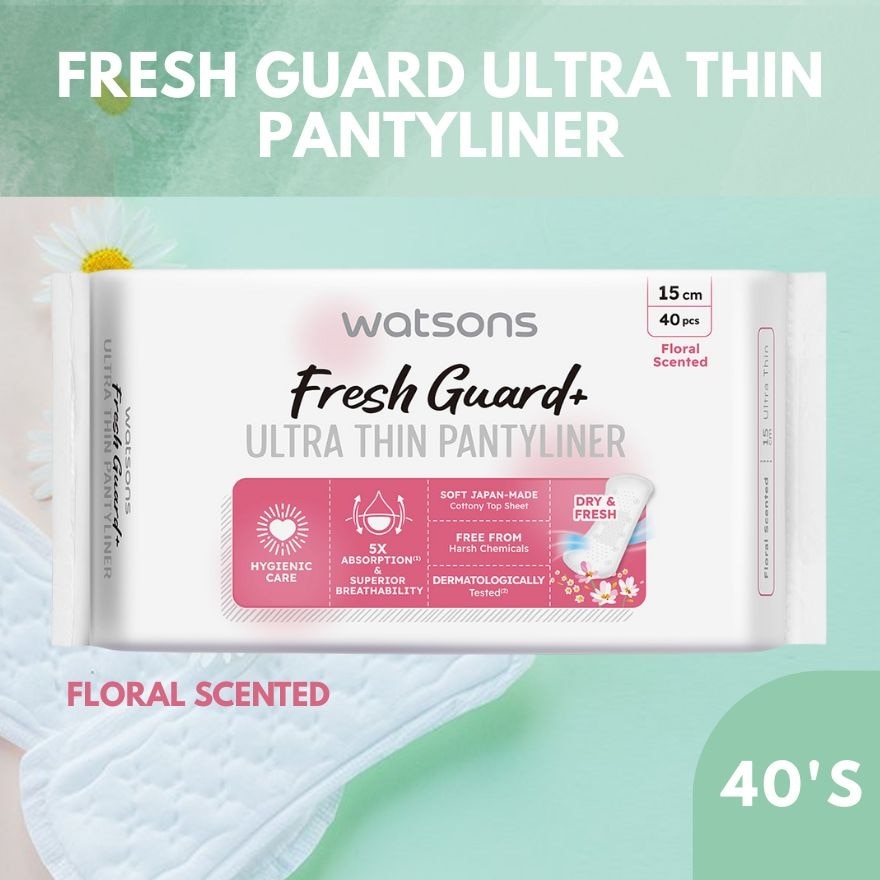 Ultra Thin Pantyliner Cottony Soft 15cm 40pcs