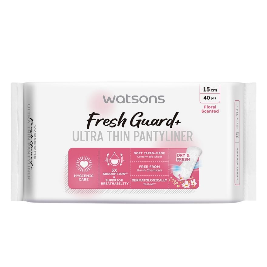 Ultra Thin Pantyliner Cottony Soft 15cm 40pcs