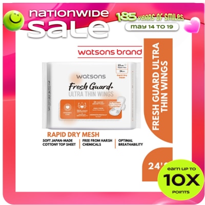 WATSONS - Love My Comfy Care Ultra Thin Wings Soft Dry 23.5cm 24 pieces