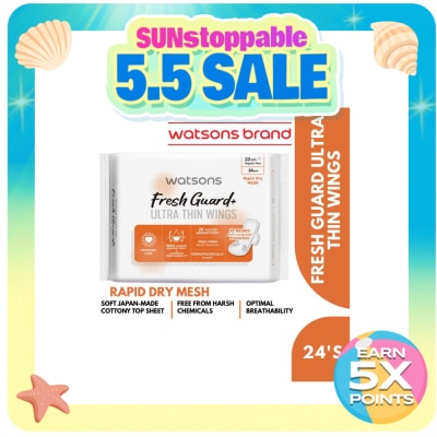 WATSONS - Love My Comfy Care Ultra Thin Wings Soft Dry 23.5cm 24 pieces