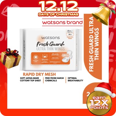 WATSONS Love My Comfy Care Ultra Thin Wings Soft Dry 23.5cm 24 pieces