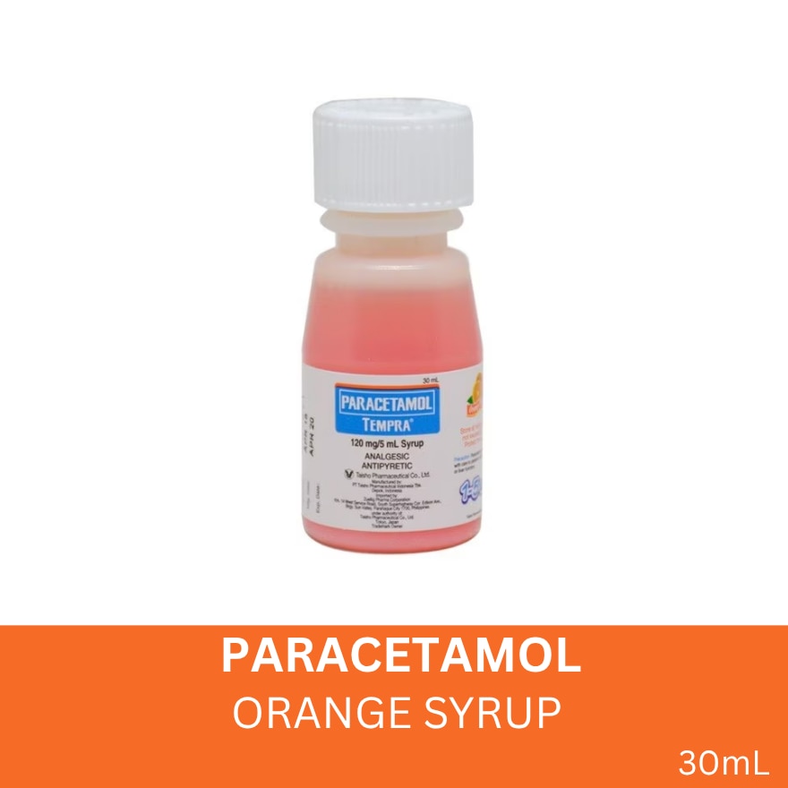 Tempra Orange Syrup 120mg 30ml