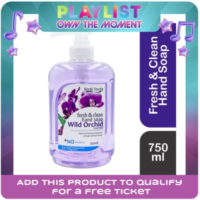 BODY TREATS - Wild Orchid Hand Soap 750ml