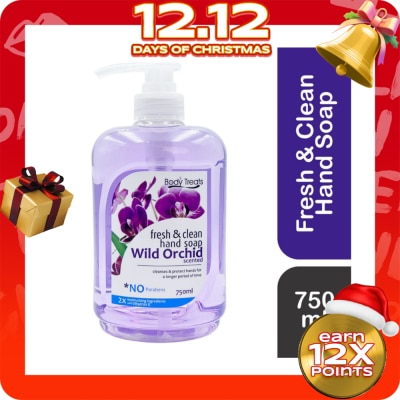 BODY TREATS Wild Orchid Hand Soap 750ml