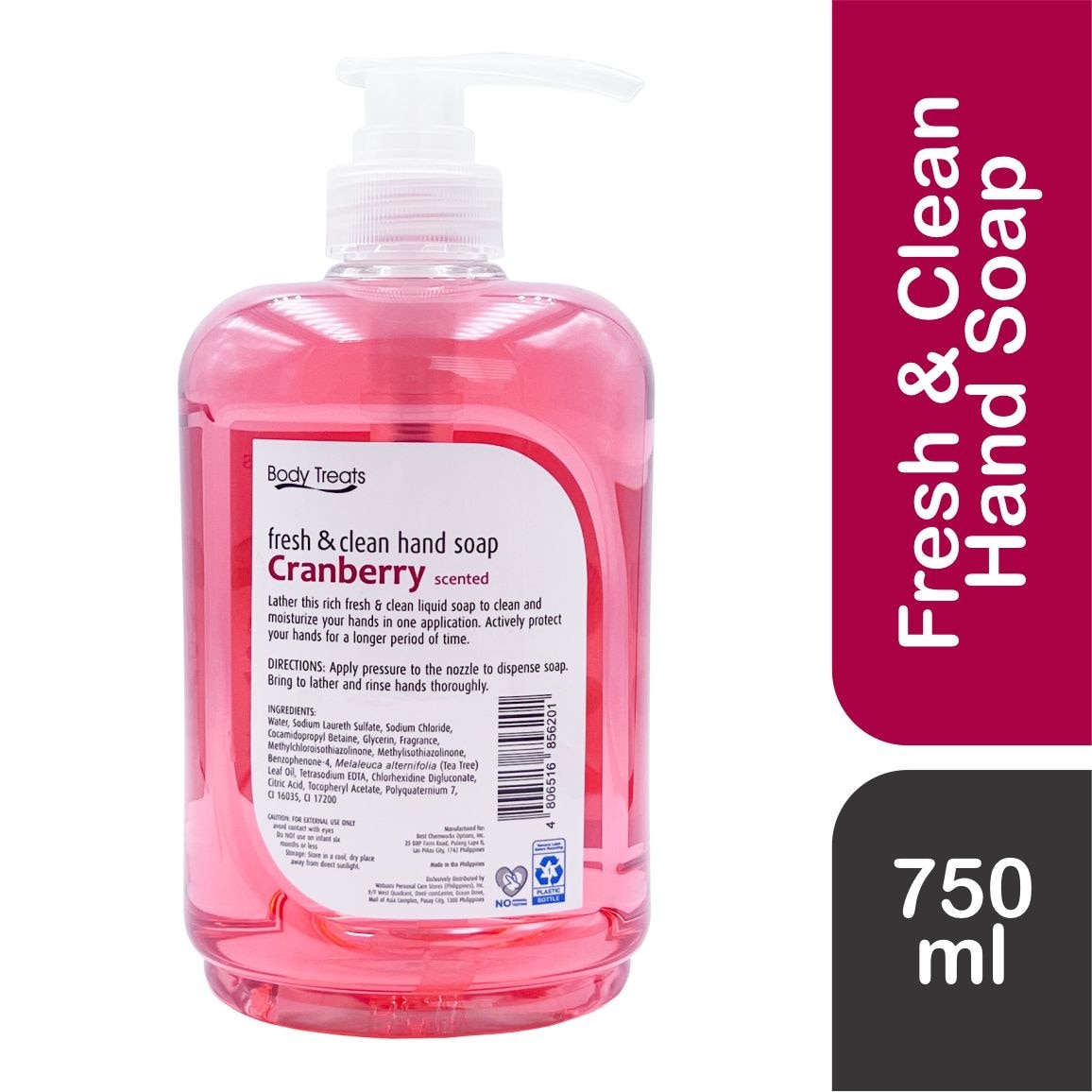 Cranberry Hand Soap 750ml