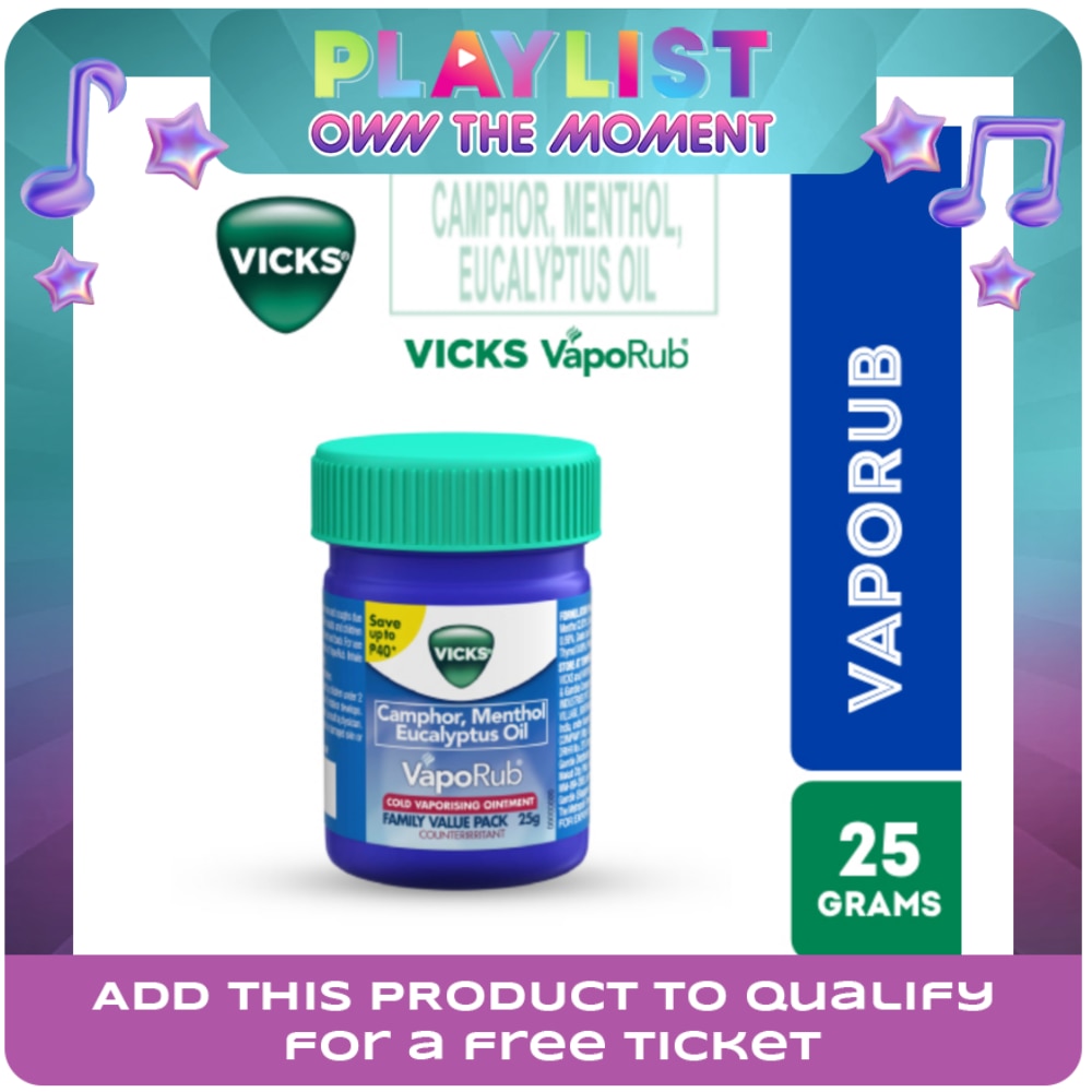 Vaporub 25g with Ready Display Box