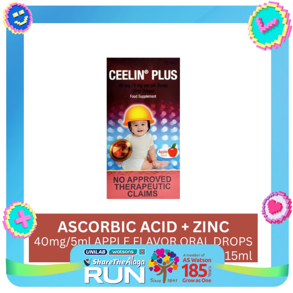 Ascorbic Acid Zinc 40 mg/5 mg/mL Oral Drops 15 mL